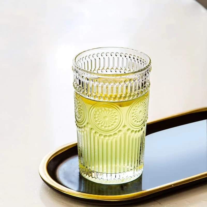 6 pieces 384ml Glass