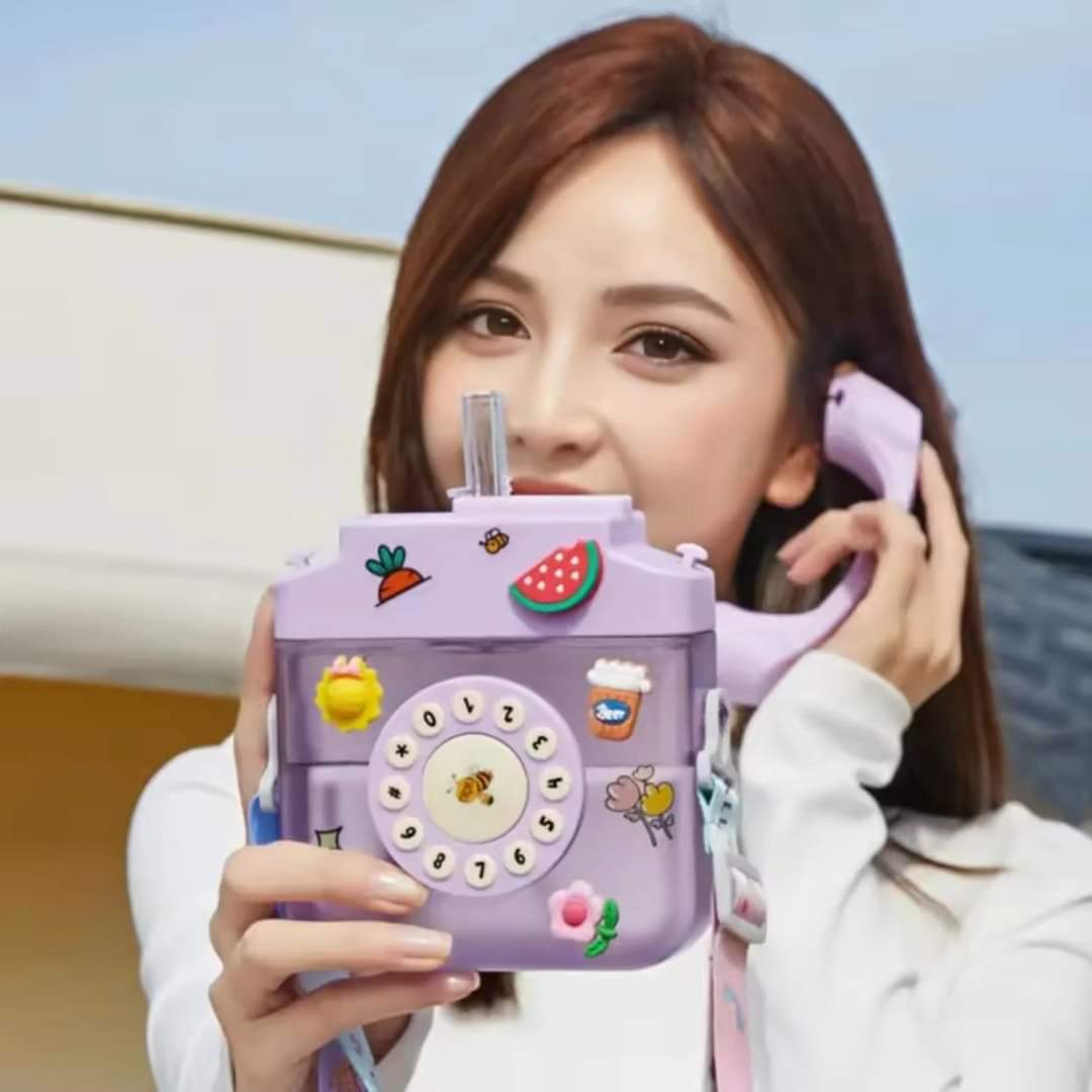 Telephone water bottle