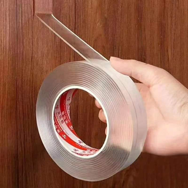 Double Sided Magic Nano Tape 3x5m – Transparent Strong Adhesive Tape for Home and Office