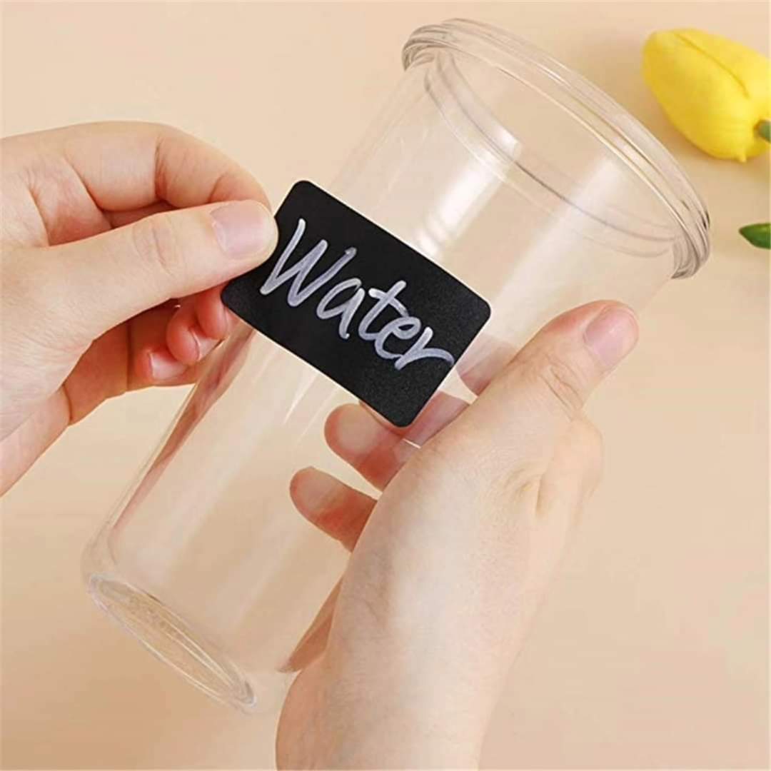 Jar stickers and pen