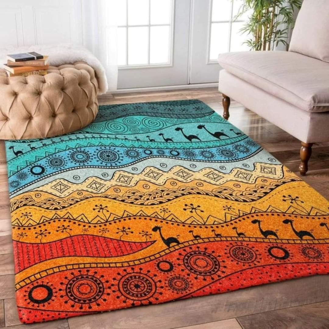 African pattern carpet
