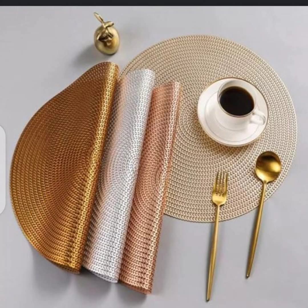 6 PCs Round Table mat