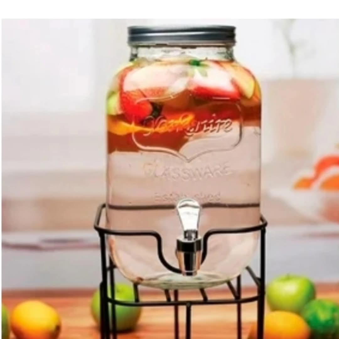 Glass Juice Dispenser