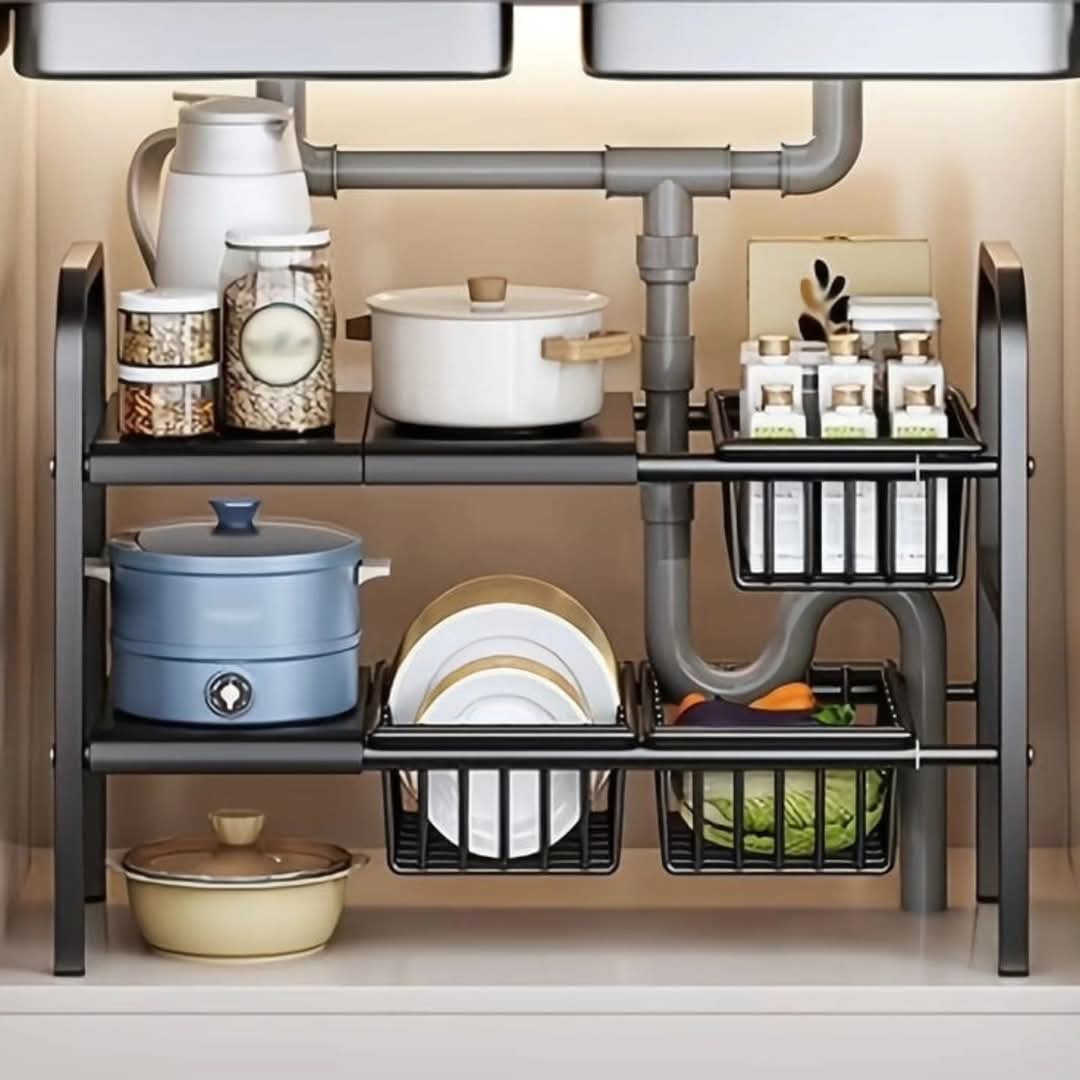 Under the sink 2 tier rack