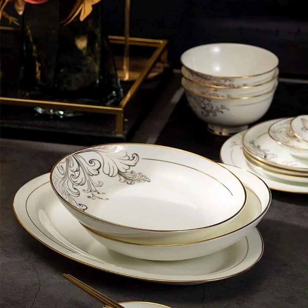 Bone china plates