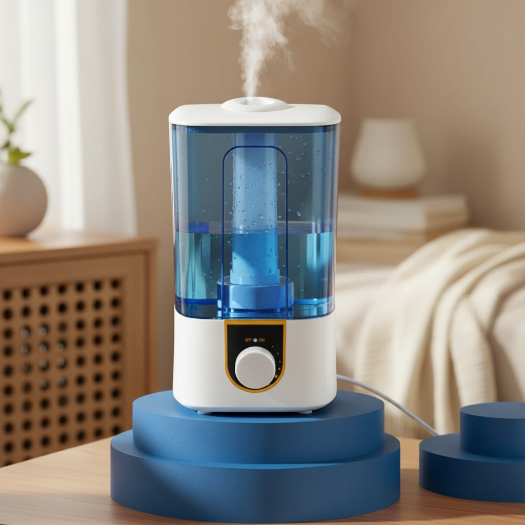 
Large capacity 4-litre air humidifier for home or office use