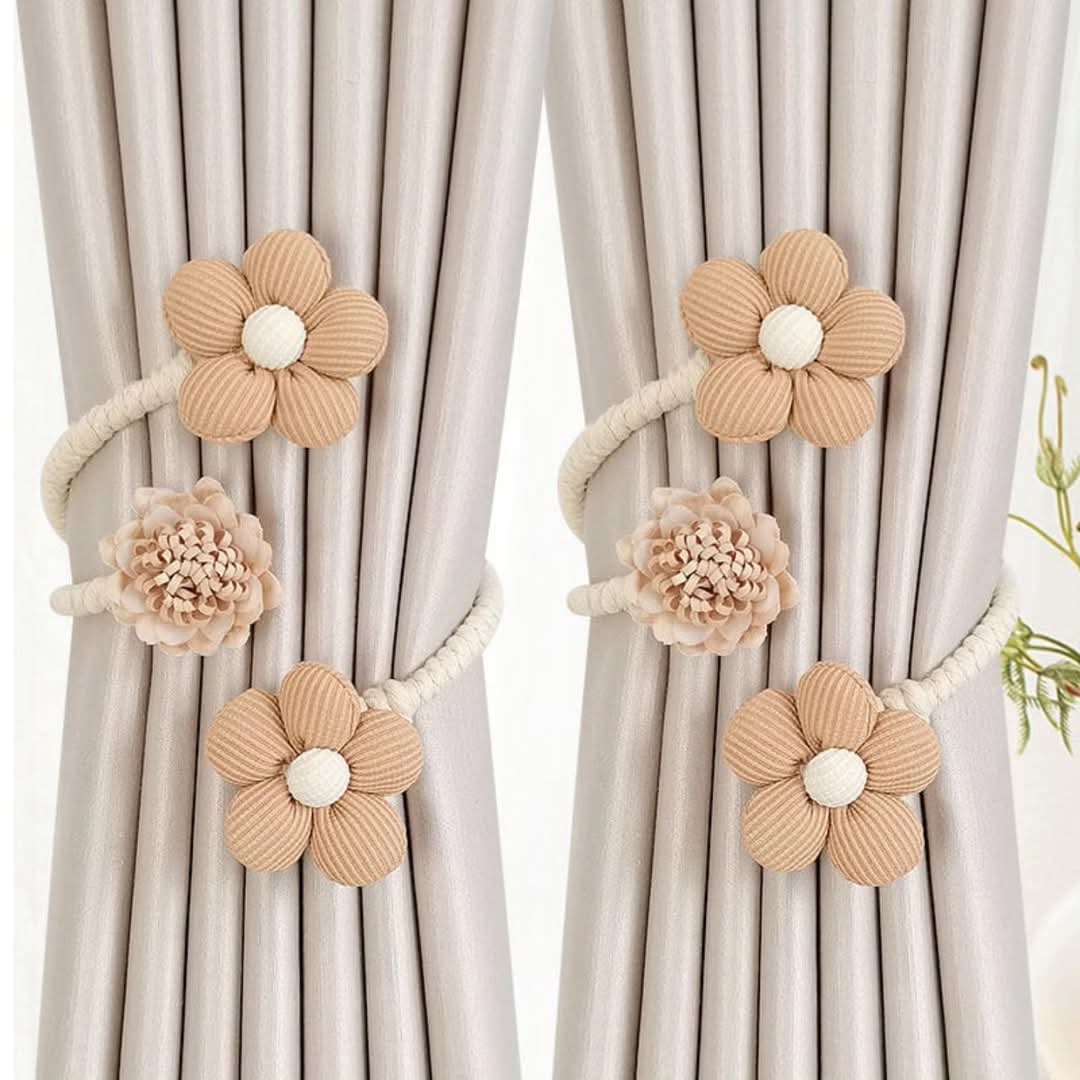 Flowers Curtain Tieback