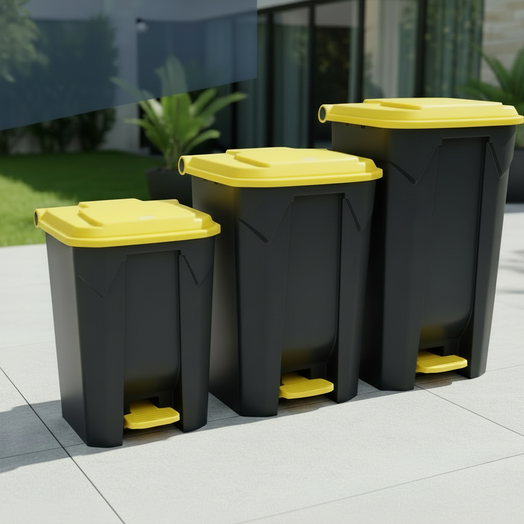 Foot Pedal Dustbins – 50L, 80L & 100L
