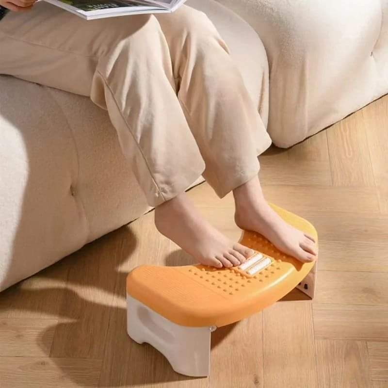 Foldable Foot Rest with Rollers