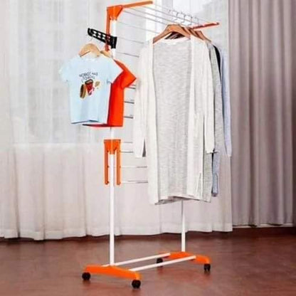 3 tier collapsible outdoor clothes Drying rack