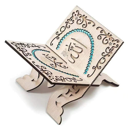 Quran display wooden rack