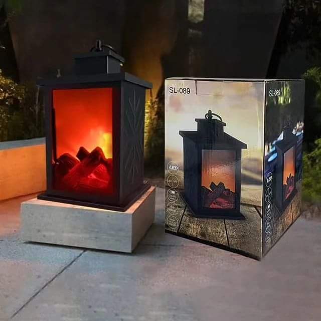 Mini fire place lantern