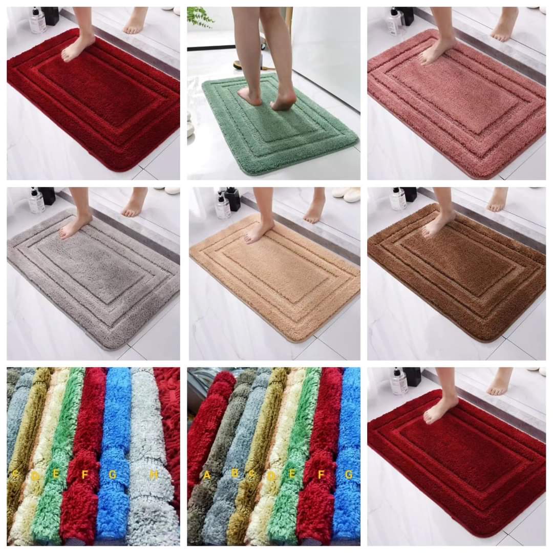 Flocking Micro Fiber Bath mats