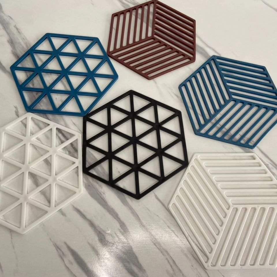 Hexagonal coasters