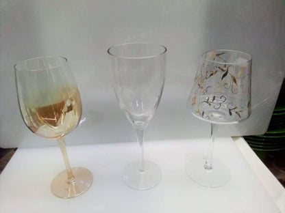 6pcs Assorted wine/Ice cream glasses