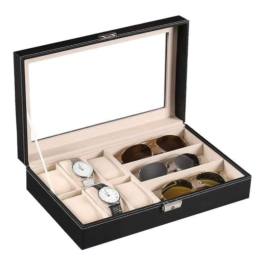 Portable watch + Glasses organizer