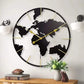 24inch 60cm Earth Globe World Map Wall Clock