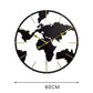 24inch 60cm Earth Globe World Map Wall Clock
