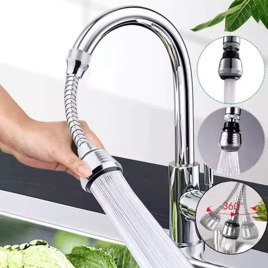 Metallic tap faucet extender