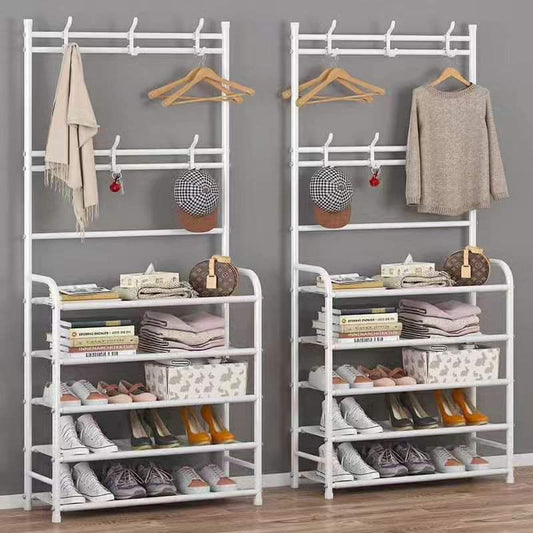 Strong Metallic 5 layer Multi-Purpose Shoe Rack