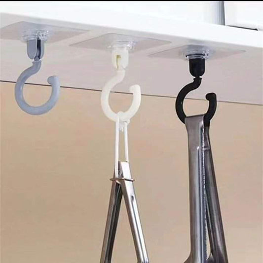 2pcs Diy Peel & Stick Mosquito Net Hanging Hooks