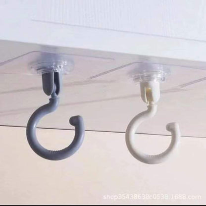 2pcs Diy Peel & Stick Mosquito Net Hanging Hooks
