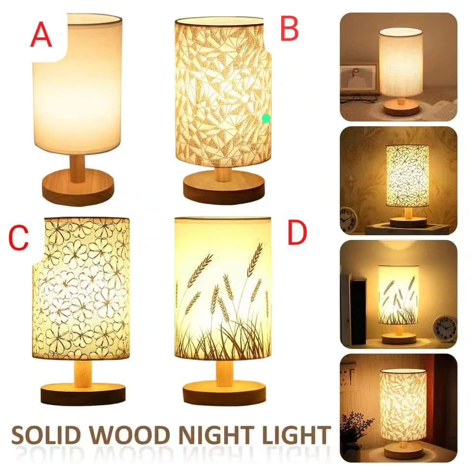 Solid Wood Table Lamp