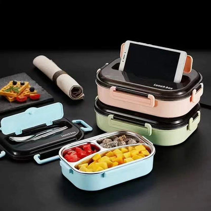3 Grid Stainless Steel Lunch Box