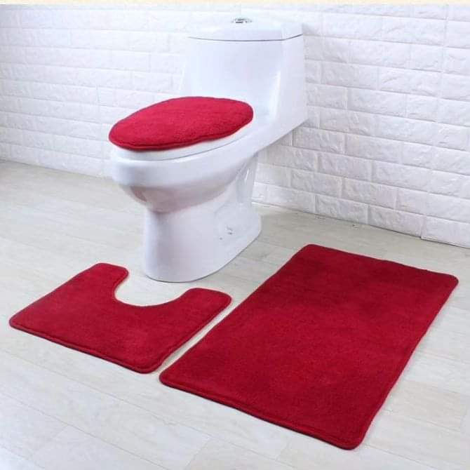 3pcs toilet mats