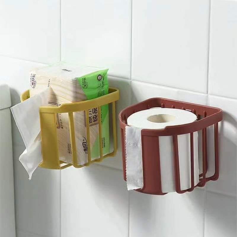 Punch-Free Toilet Paper Holder