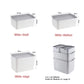 Bundle of 4 Stackable Storage Containers