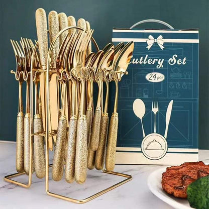 24pcs  Design cutlery Set