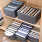Grey 9 Grid Storage Box