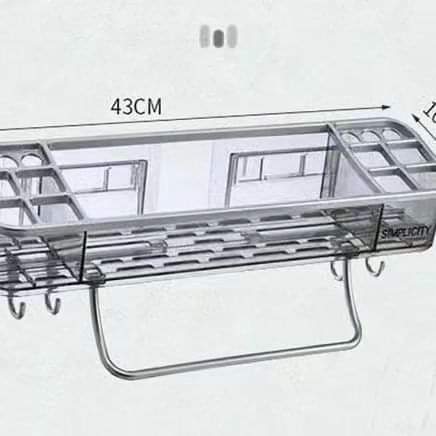 Big Size Acrylic Bathroom Organizer