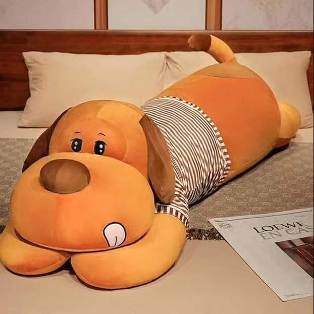 Giant Plush Toy Sleeping Dog