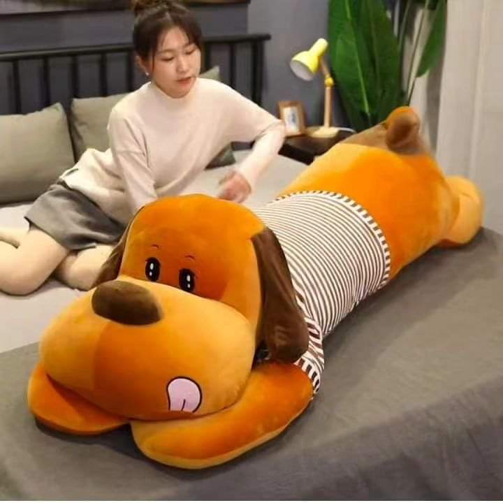 Giant Plush Toy Sleeping Dog