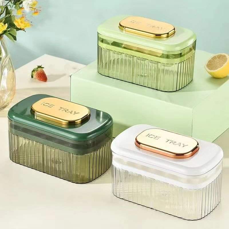 Food Grade Press Type Ice Box With Scoop