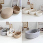Woven Nordic Cotton Rope Storage - set of 3