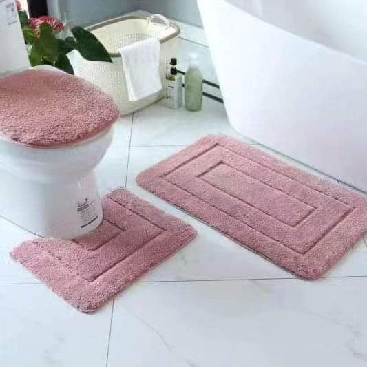 3pc Toilet mat Set