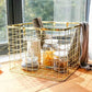 Nordic Home Wrought Iron Metal Storage Basket