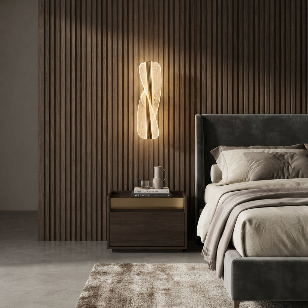 Gold LED Decorative Indoor Wall Light 18W 3000K Warm White WH 2601-20-GO-WW