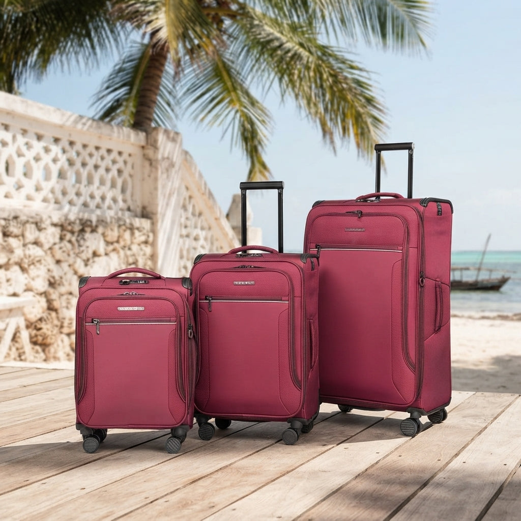 Set of 3 Travel Toledo Suitcase  19", 24" & 29