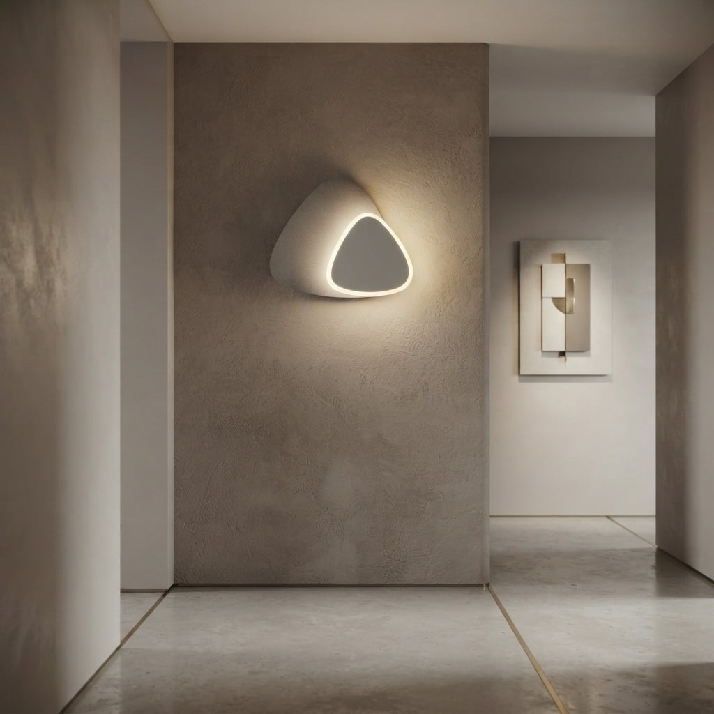 Tri-Colour Changeable Triangular LED Wall Light 6W WH 2015-TC