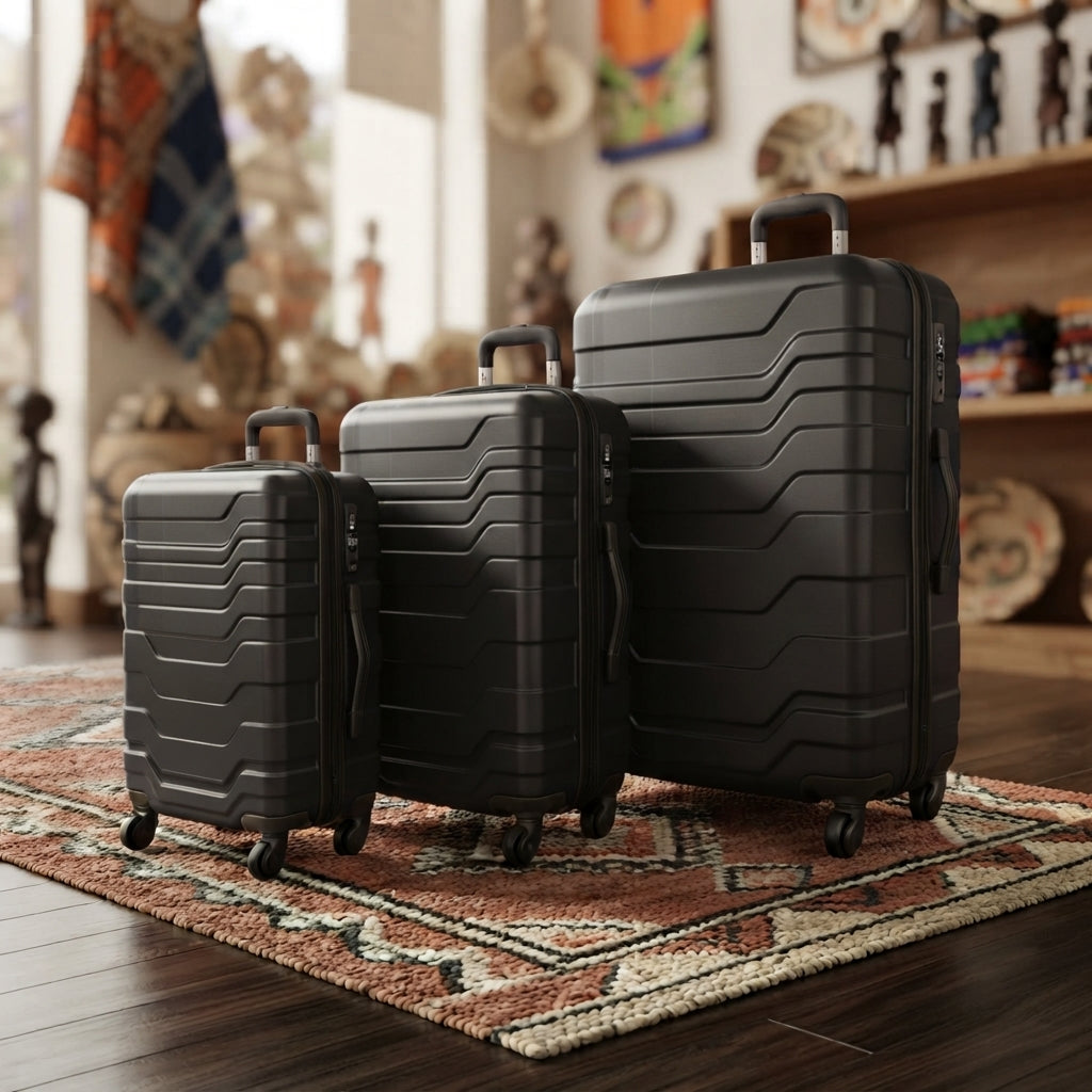 Gemelli Collections Lujo 1015 3 in 1 Travel Suitcase Set 20 24 28 Inch
