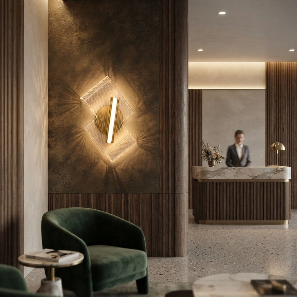 LED  Indoor Wall Light 7W 3000K Warm White WH 2602-20-GO-WW