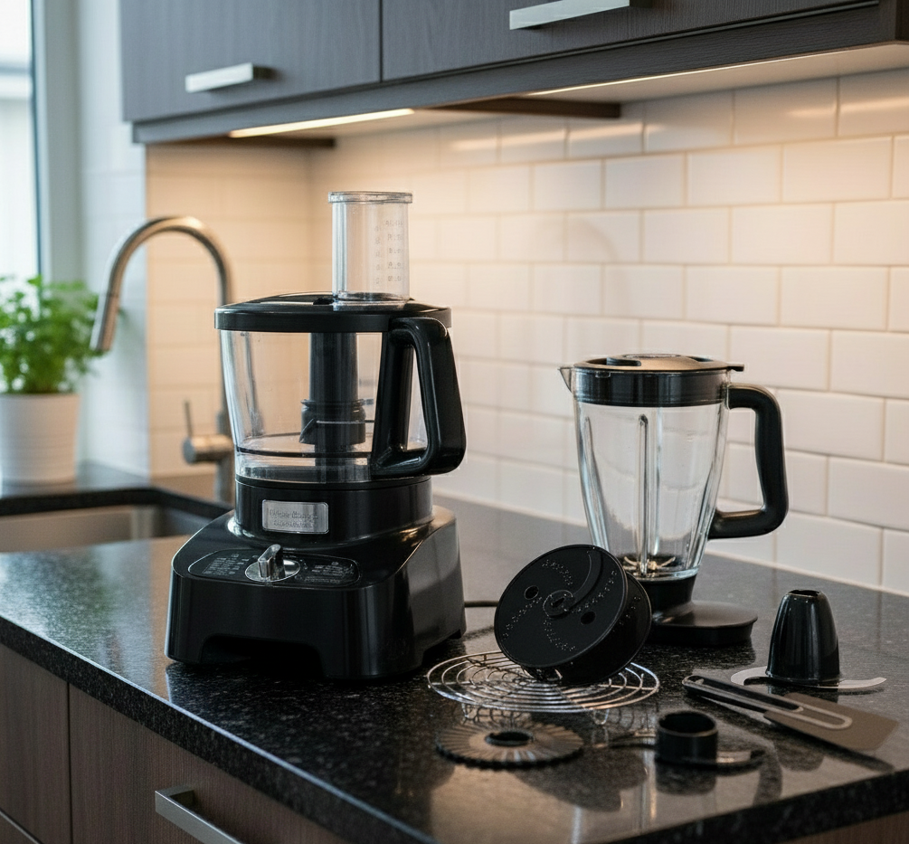 Moulinex Food Processor FP821827 – 1000W, 3L Bowl, 28 Functions,