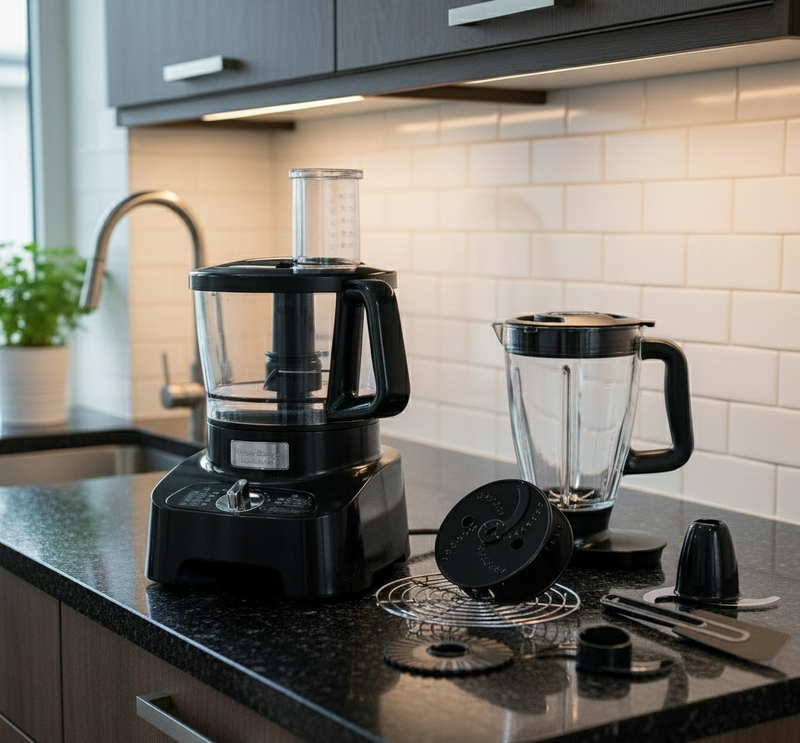 Moulinex Food Processor FP821827 – 1000W, 3L Bowl, 28 Functions,