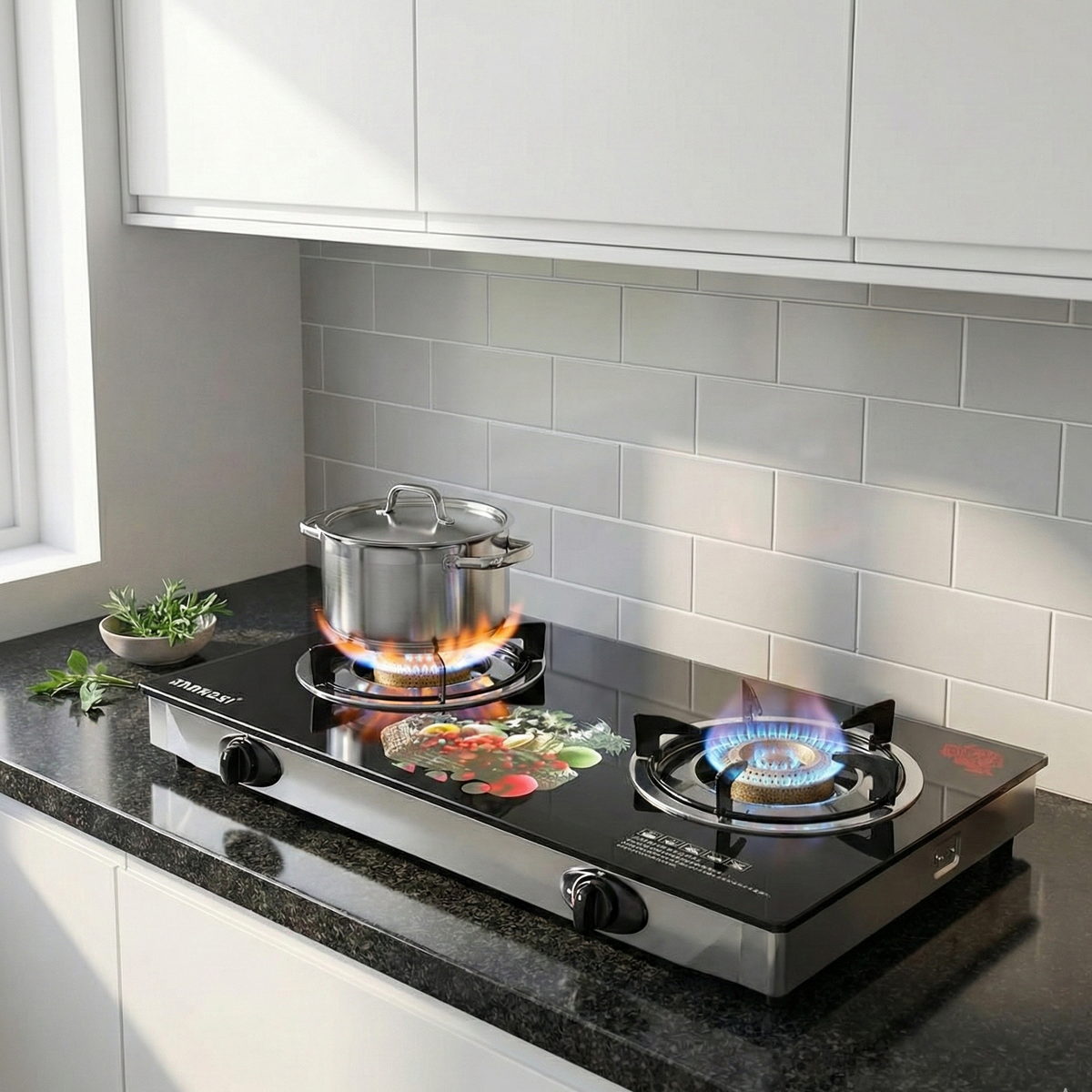 GC-004 gas burner with metal body and strong flame output