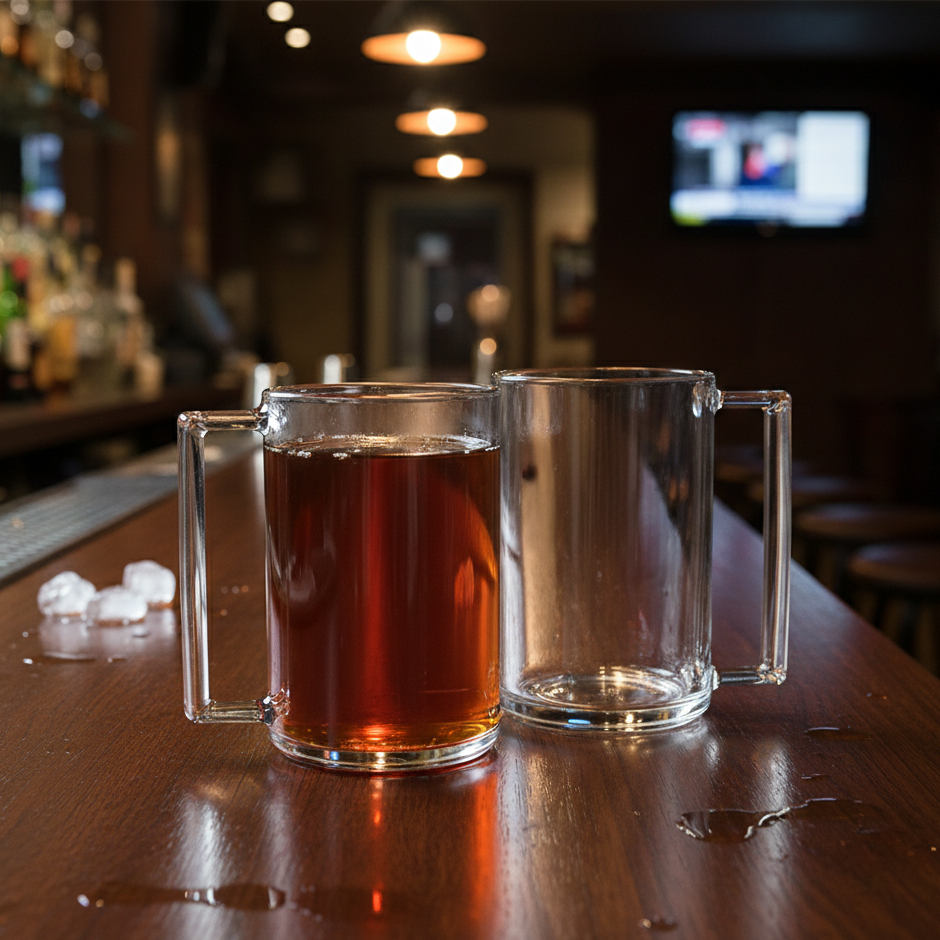 36pcs Luminarc A La Bonne Heure clear tempered glass mugs 320ml set