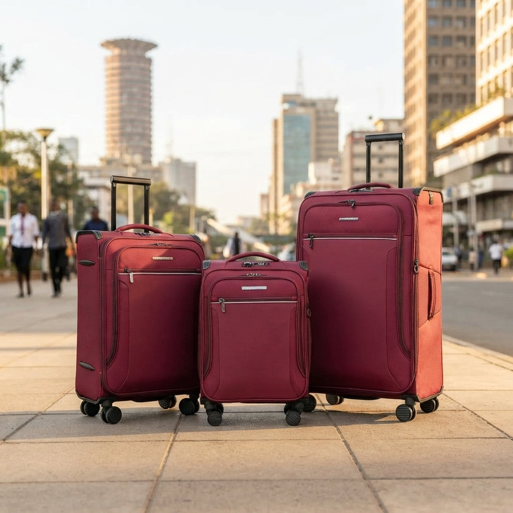 Set of 3 Travel Toledo Suitcase  19", 24" & 29